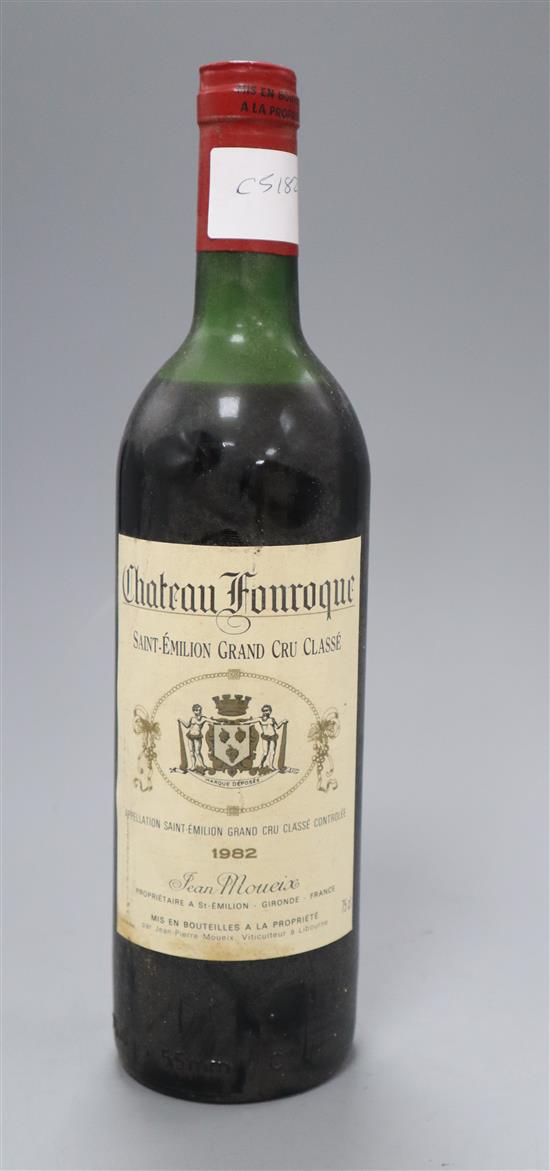 Nine bottles of Chateau Fonroque, St Emilion Grand Cru Classe, 1983